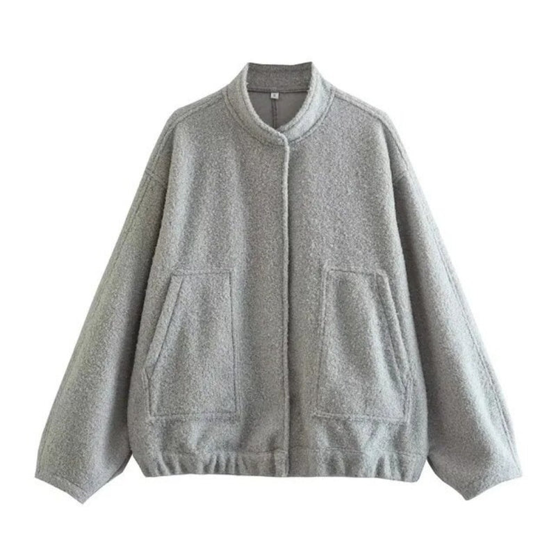 Viktoria - Stylische oversized Bomberjacke für Damen im Herbst und Winter