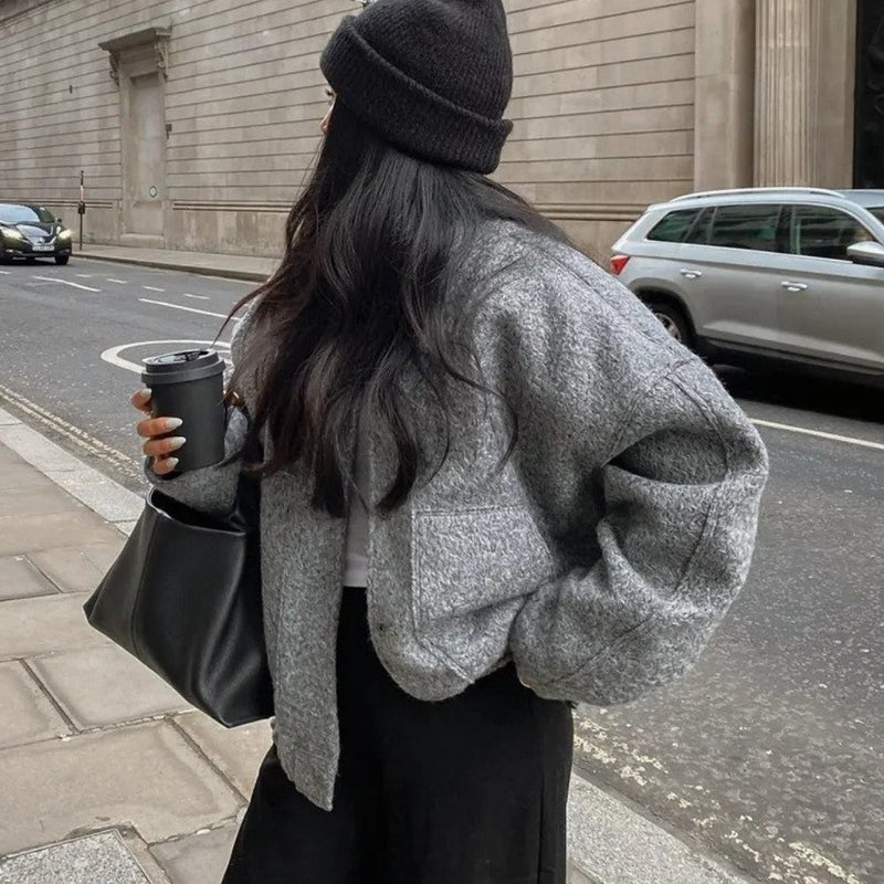 Viktoria - Stylische oversized Bomberjacke für Damen im Herbst und Winter