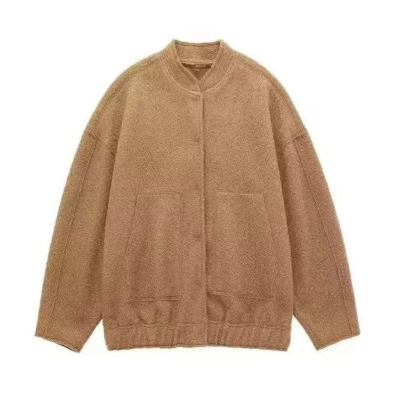 Viktoria - Stylische oversized Bomberjacke für Damen im Herbst und Winter