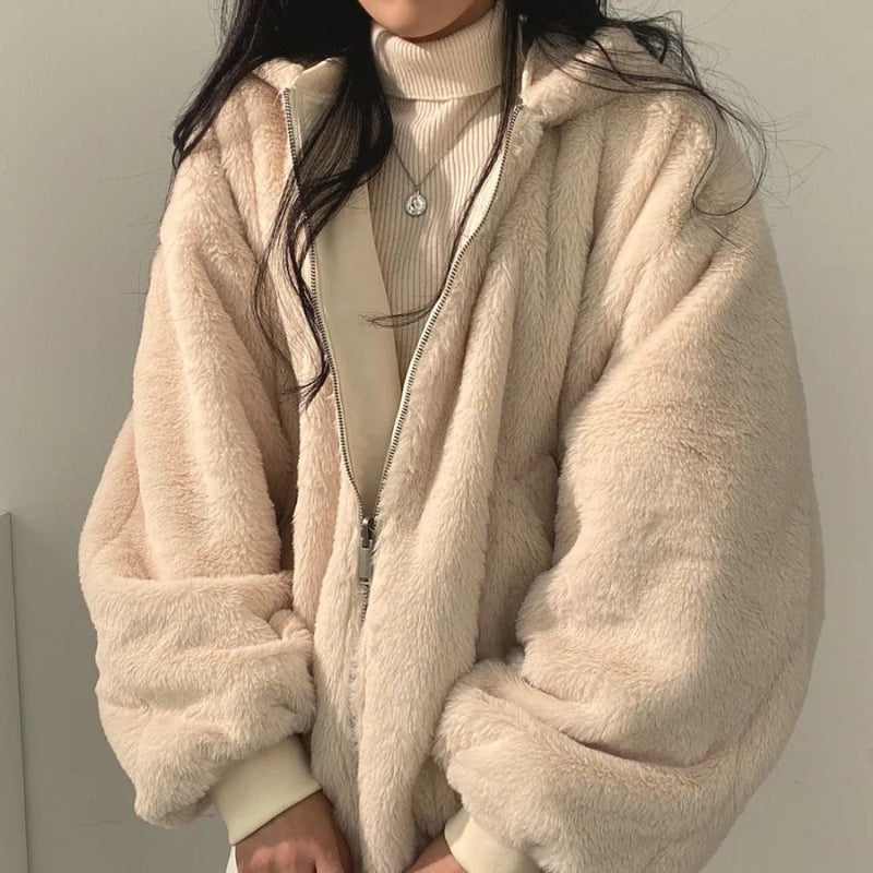 Yvonne - Stilvolle doppelseitige Bomberjacke für Damen im Oversized-Look