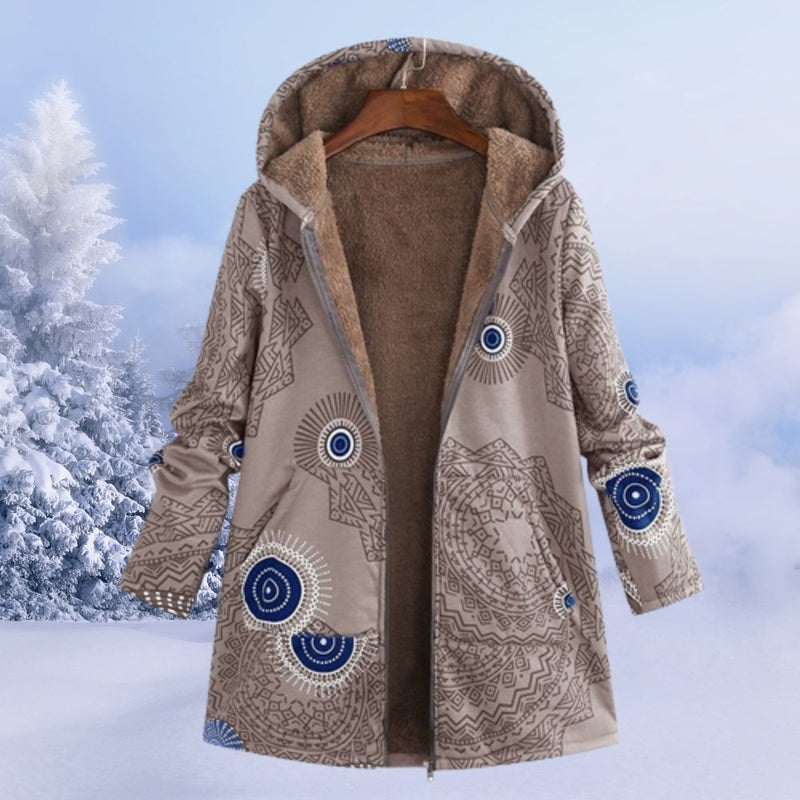 Zoe - Bequeme Kapuzenfleecejacke für kalte Wintertage
