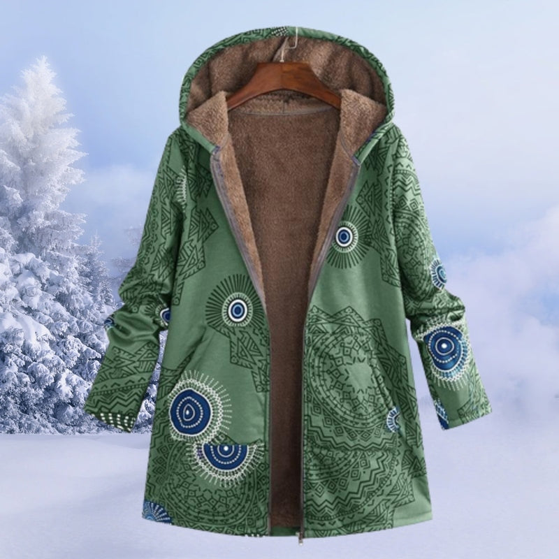 Zoe - Bequeme Kapuzenfleecejacke für kalte Wintertage
