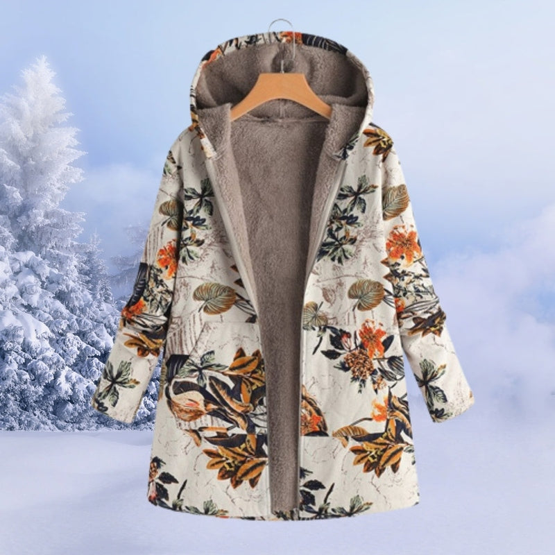 Zoe - Bequeme Kapuzenfleecejacke für kalte Wintertage