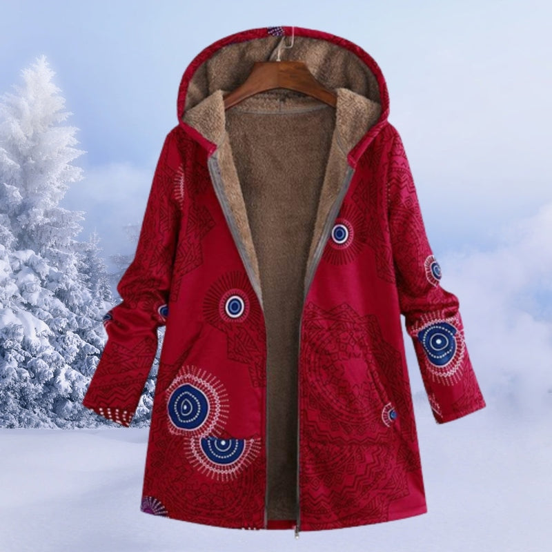 Zoe - Bequeme Kapuzenfleecejacke für kalte Wintertage