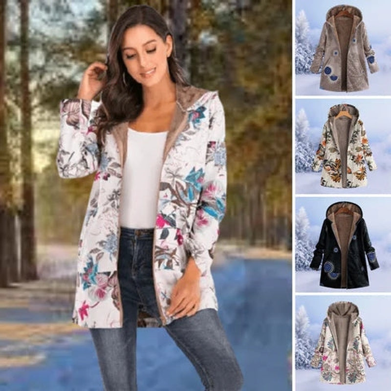 Zoe - Bequeme Kapuzenfleecejacke für kalte Wintertage