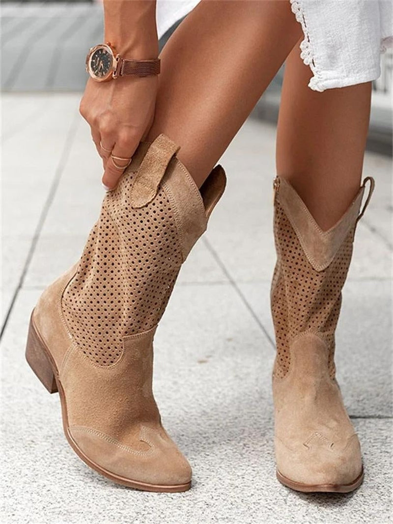 Mia - Stilvolle und atmungsaktive Cowboystiefel für Damen