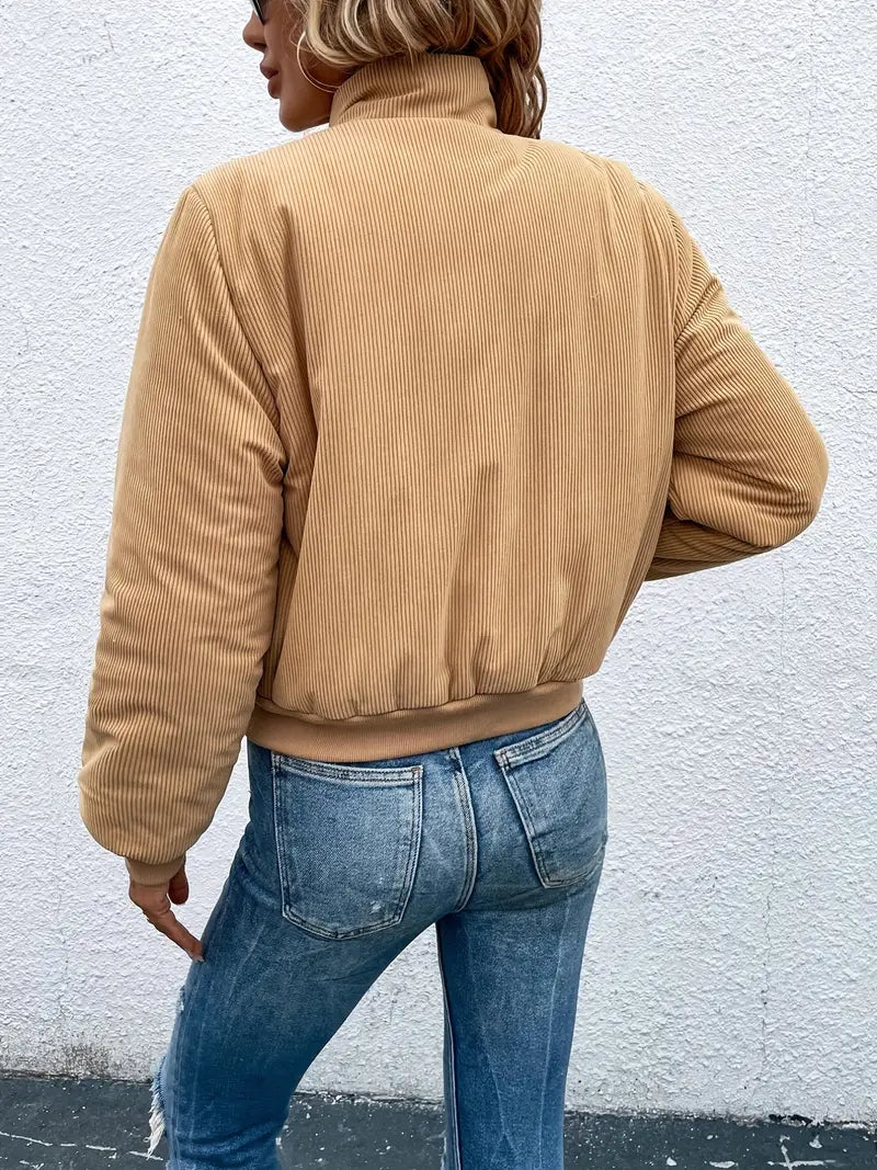 Steph | Lässige warme Jacke mit langen Ärmeln