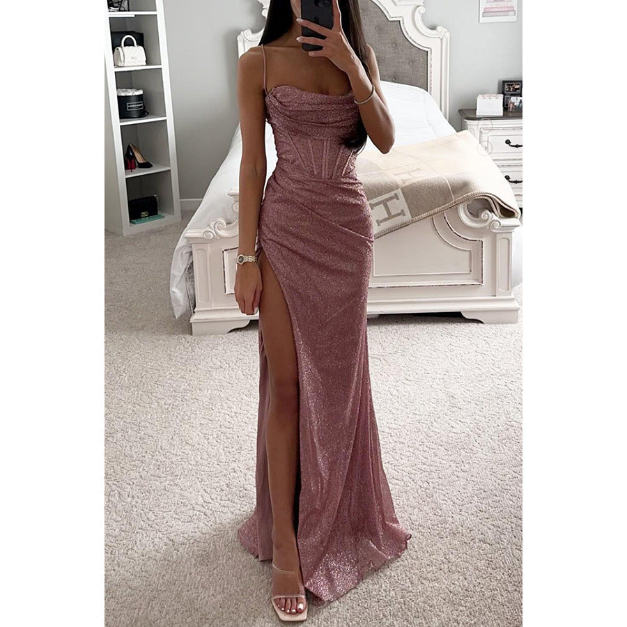 Tanya – Lässiges Damenkleid mit Schlitz