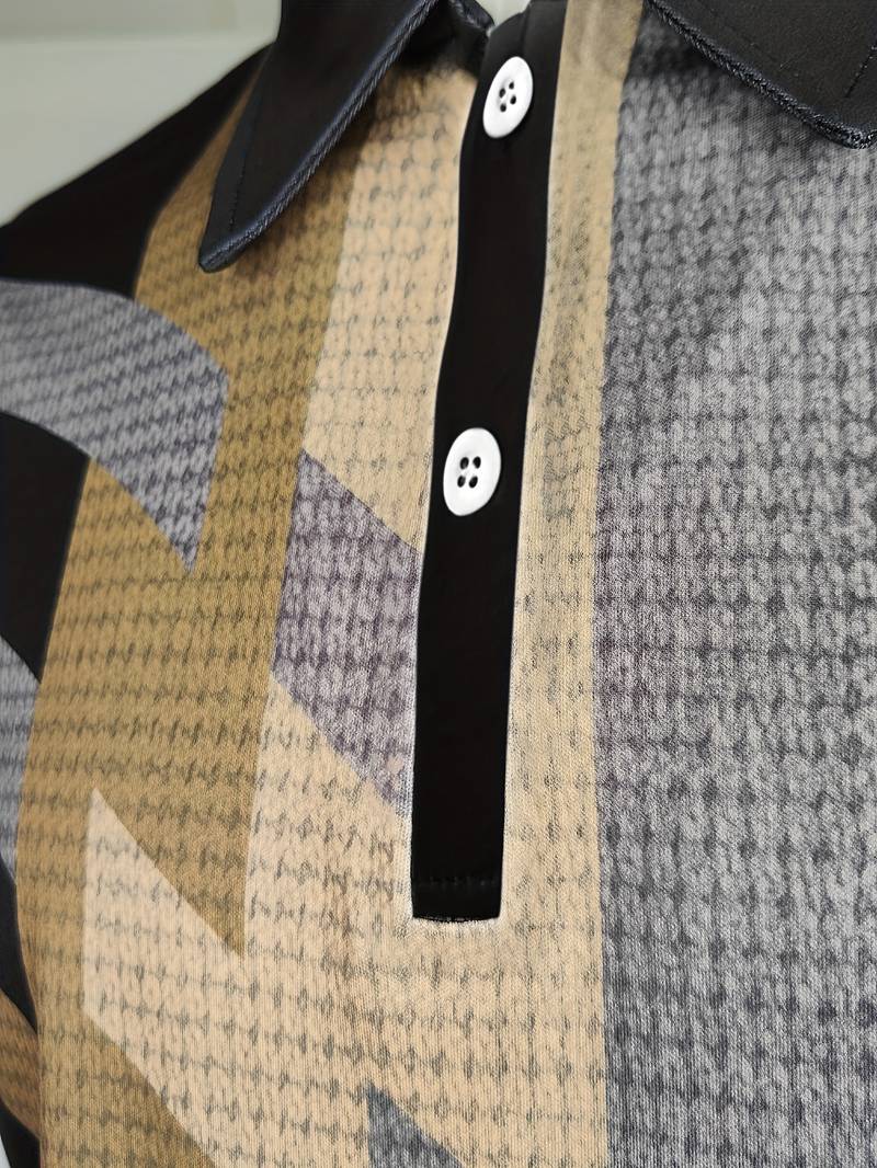 Lässiger Herren Polo im Vintage Stil