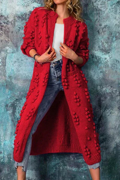 Dino | Elegante farbige Strickjacke