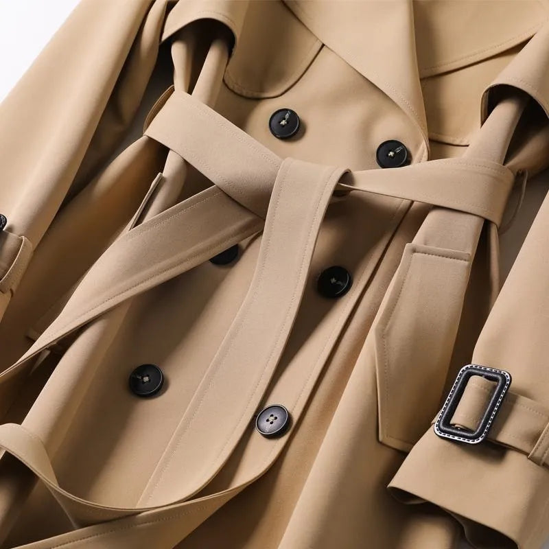 Eleanor - Klassischer Damen Trenchcoat mit Gürtel