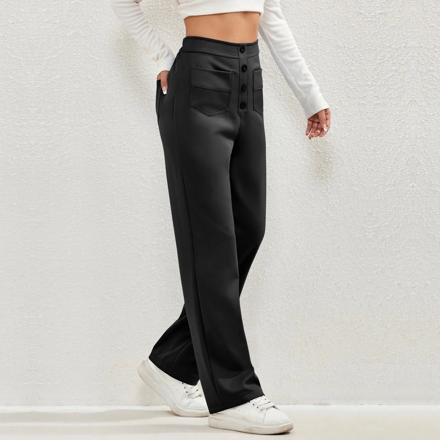 Bonafita Paulina Hochtaillierte Elastische Hose