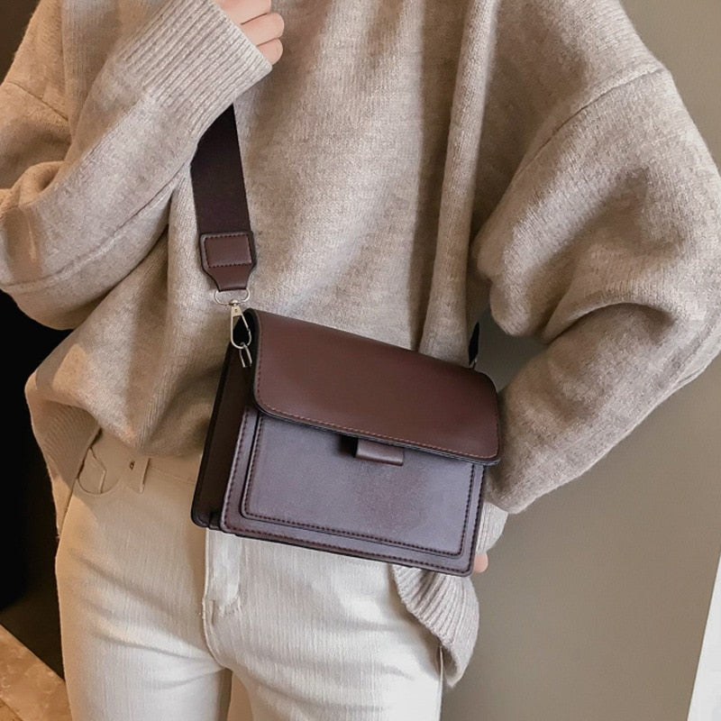 Anja | Elegante Umhängetasche für Damen mit geräumigem Stauraum und strapazierfähigem Lederfinish