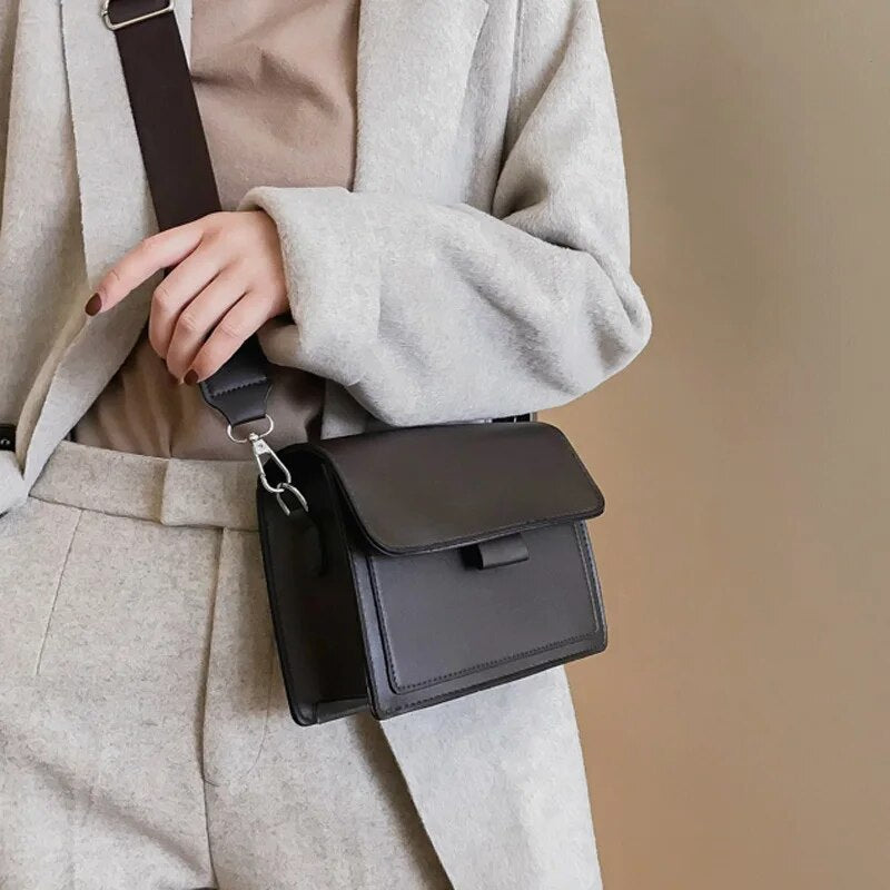 Anja | Elegante Umhängetasche für Damen mit geräumigem Stauraum und strapazierfähigem Lederfinish