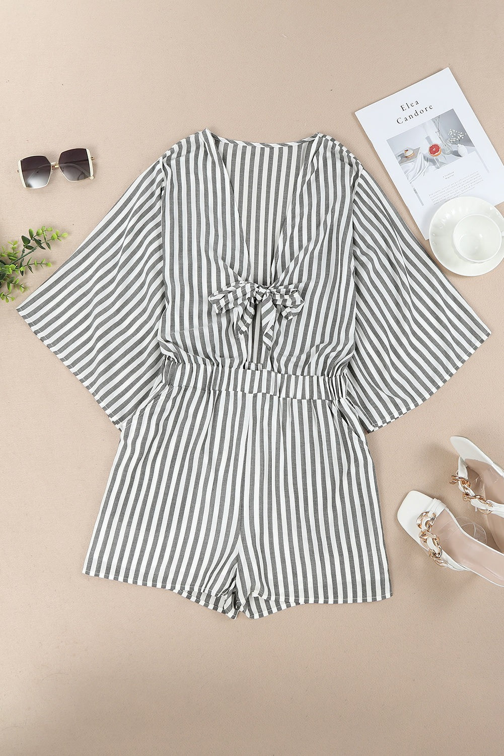 Bonafita - Sommerlicher Jumpsuit mit Knoten-Design