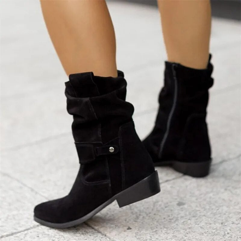 Esther Wildlederstiefel - Boho Chic - Premium Qualität - Perfekt für den Herbst