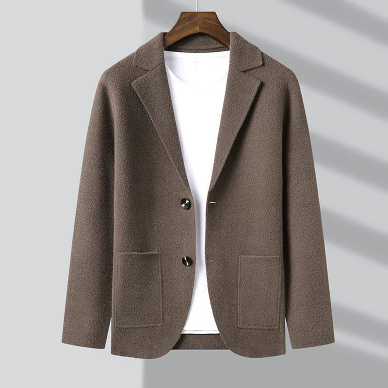 Klassische Blazer-Strickjacke für Männer - Amos