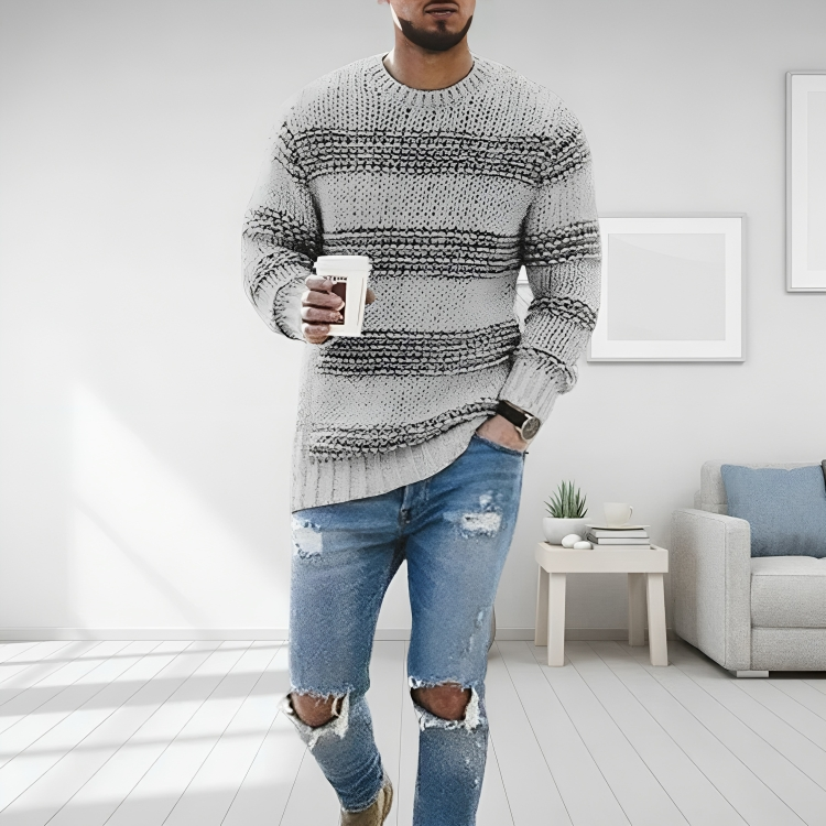 David™ - Premium Baumwollpullover für Herren