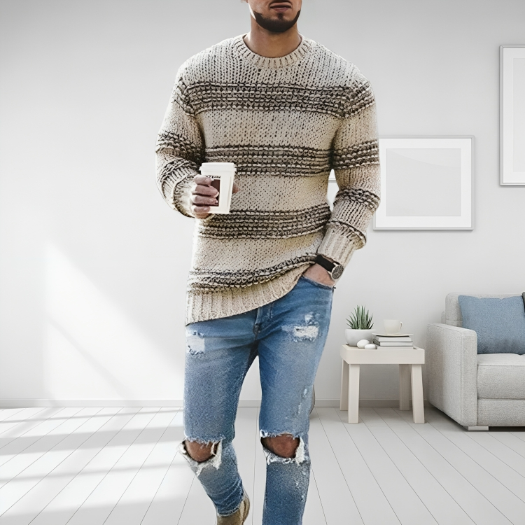 David™ - Premium Baumwollpullover für Herren