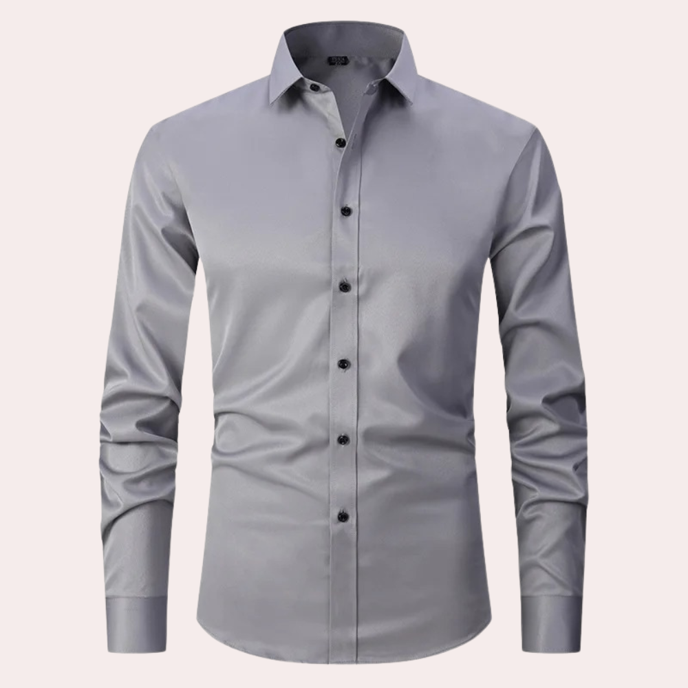 Herren Stretch Hemd | Klassisches Hemd mit Bequemer Passform