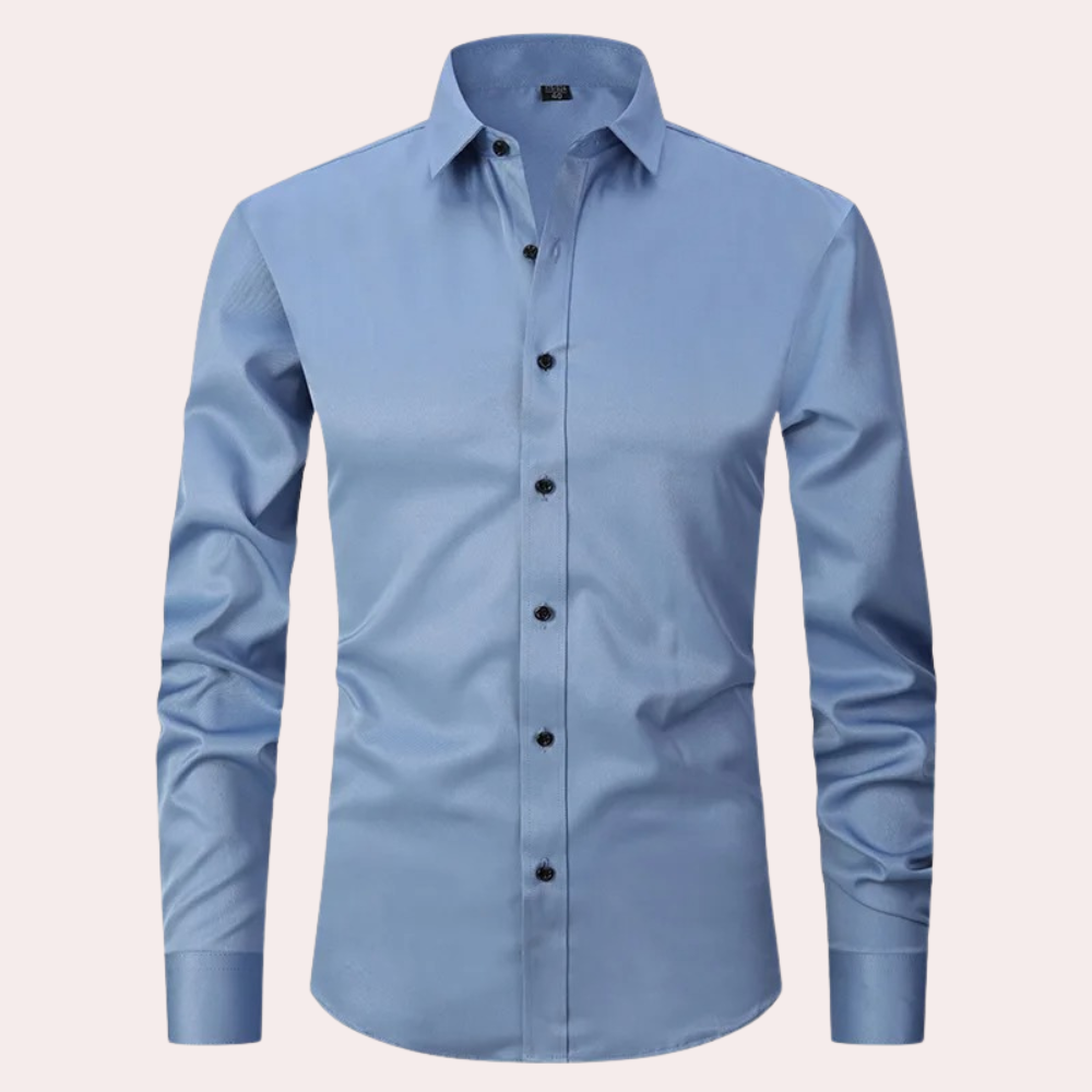 Herren Stretch Hemd | Klassisches Hemd mit Bequemer Passform