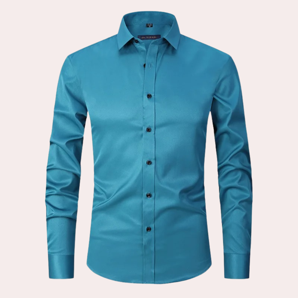 Herren Stretch Hemd | Klassisches Hemd mit Bequemer Passform