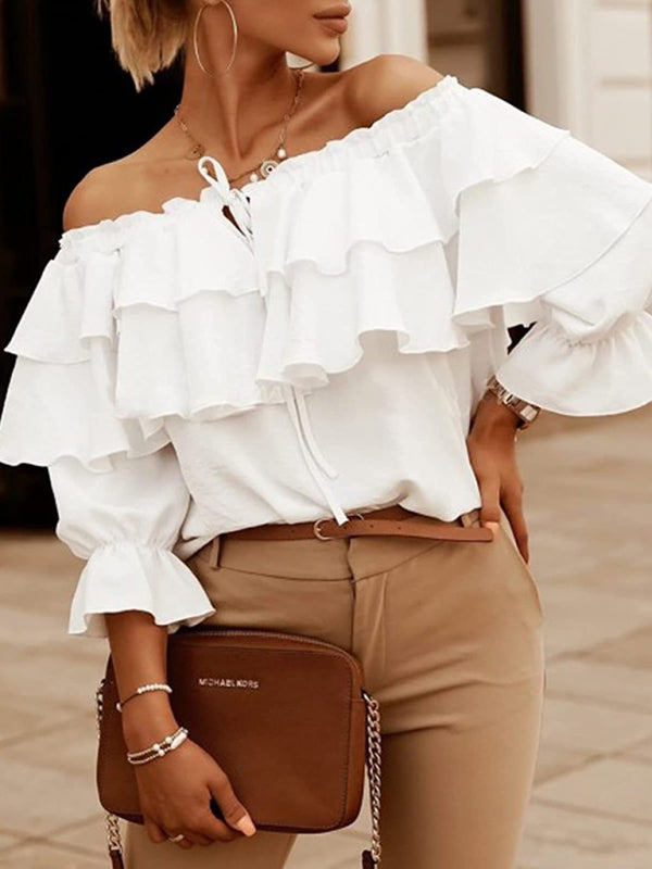 Fudus | Rüschenshirt Bluse
