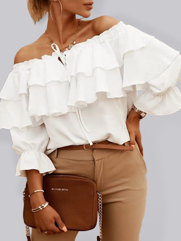Fudus | Rüschenshirt Bluse