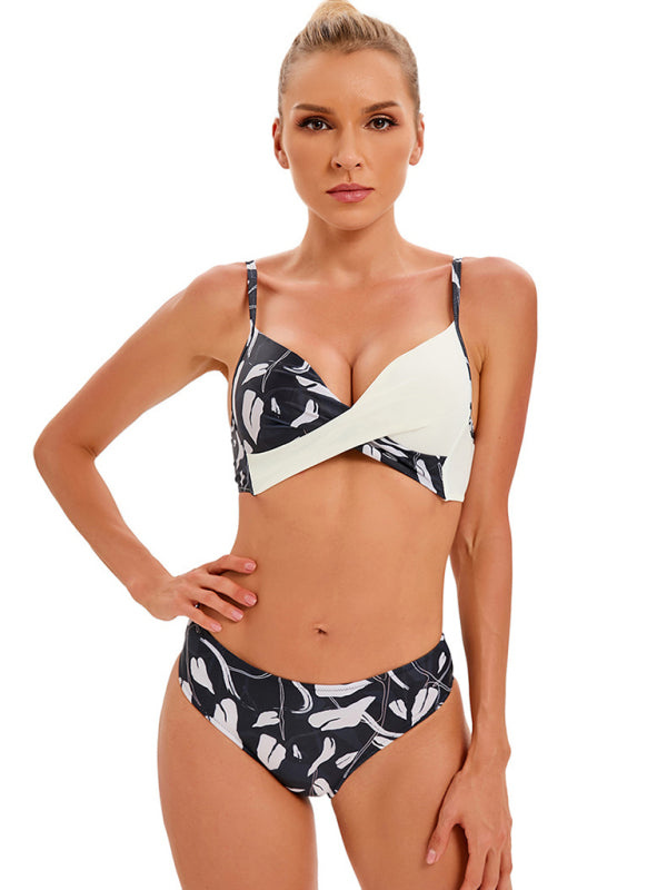 Fudus | Blumen Print Split Top Und Passende Hosen
