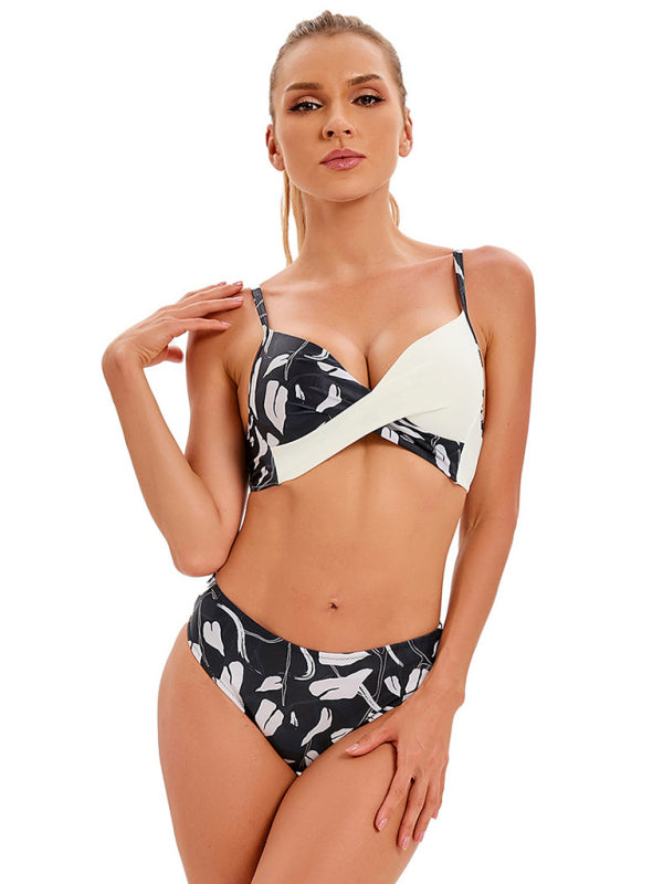 Fudus | Blumen Print Split Top Und Passende Hosen