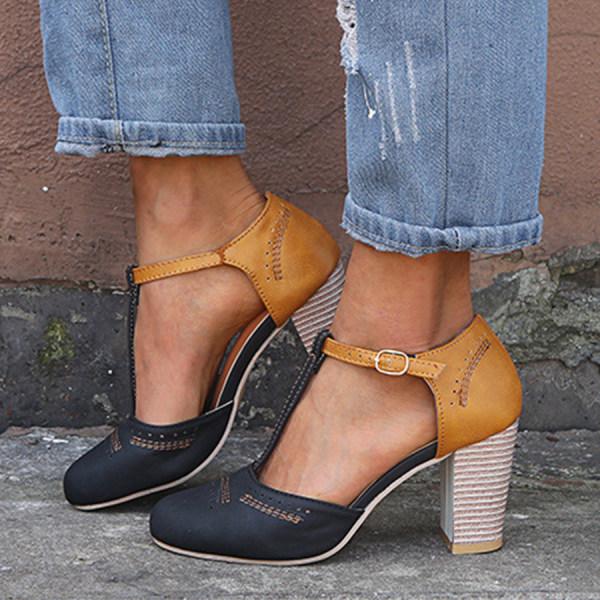 Maren - Schöne Plateu-Schuhe mit hohem Absatz für Damen