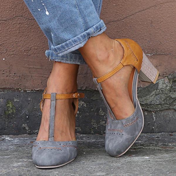 Maren - Schöne Plateu-Schuhe mit hohem Absatz für Damen