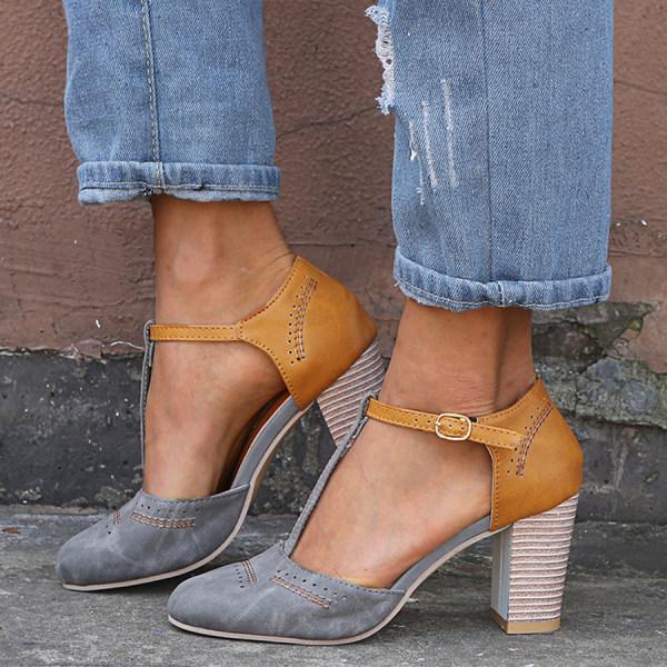 Maren - Schöne Plateu-Schuhe mit hohem Absatz für Damen