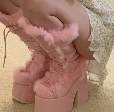 Dareka | Neue Winter Frauen Schnee Stiefel Plattform (Saison 1)