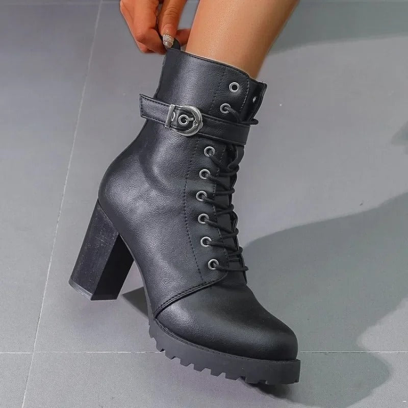 Zoe Marie | Winterstiefel mit hohem Absatz