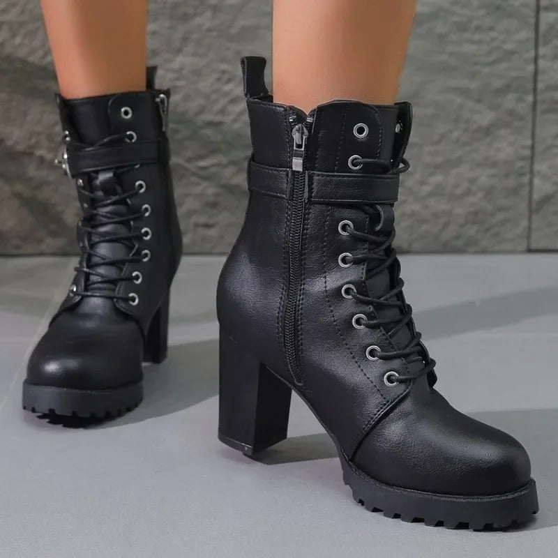 Zoe Marie | Winterstiefel mit hohem Absatz