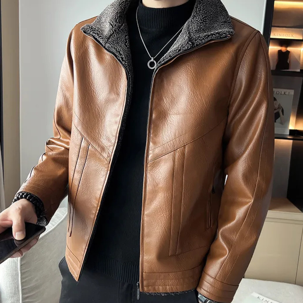 Trendy Casual Motorradjacke für Männer