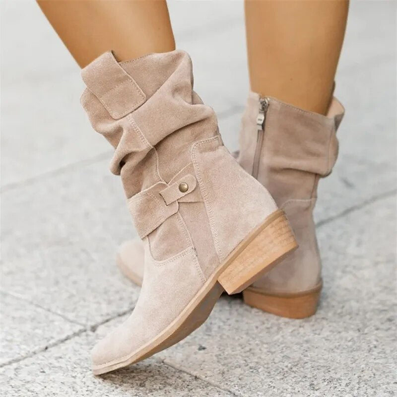 Esther Wildlederstiefel - Boho Chic - Premium Qualität - Perfekt für den Herbst