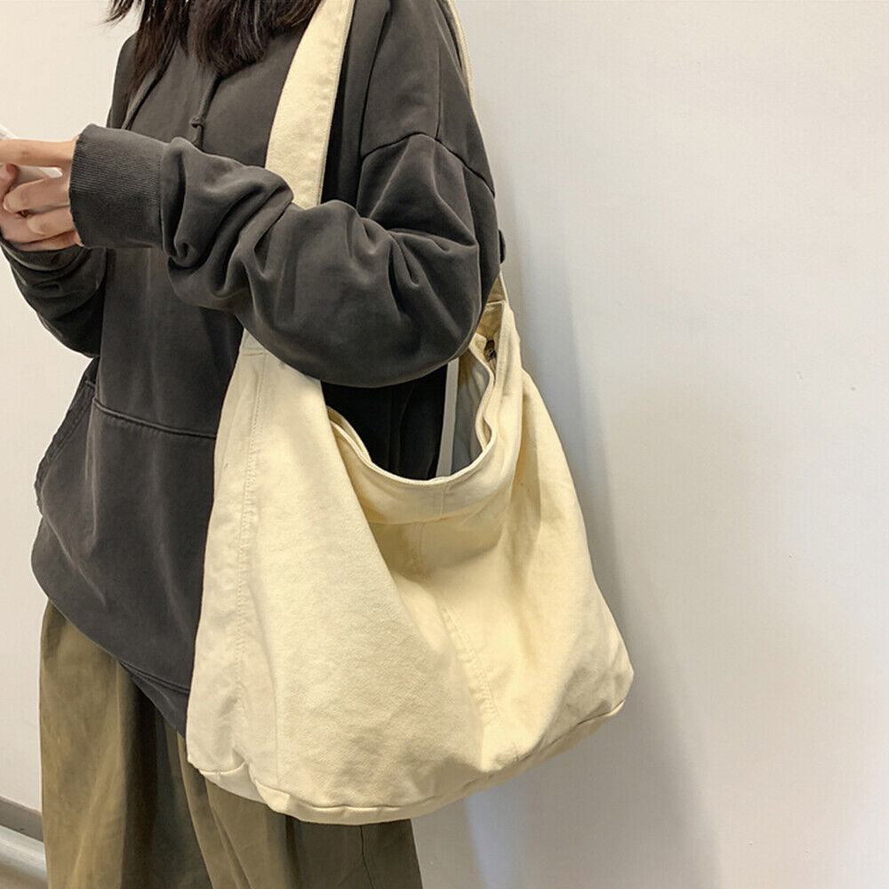 Larissa | Canvas Umhängetasche Crossbody | Damenhandtasche mit großem Fassungsvermögen