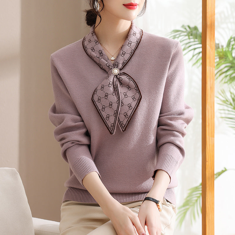 Milou | Dicker Strickpullover Einfache Mode Pullover für Damen