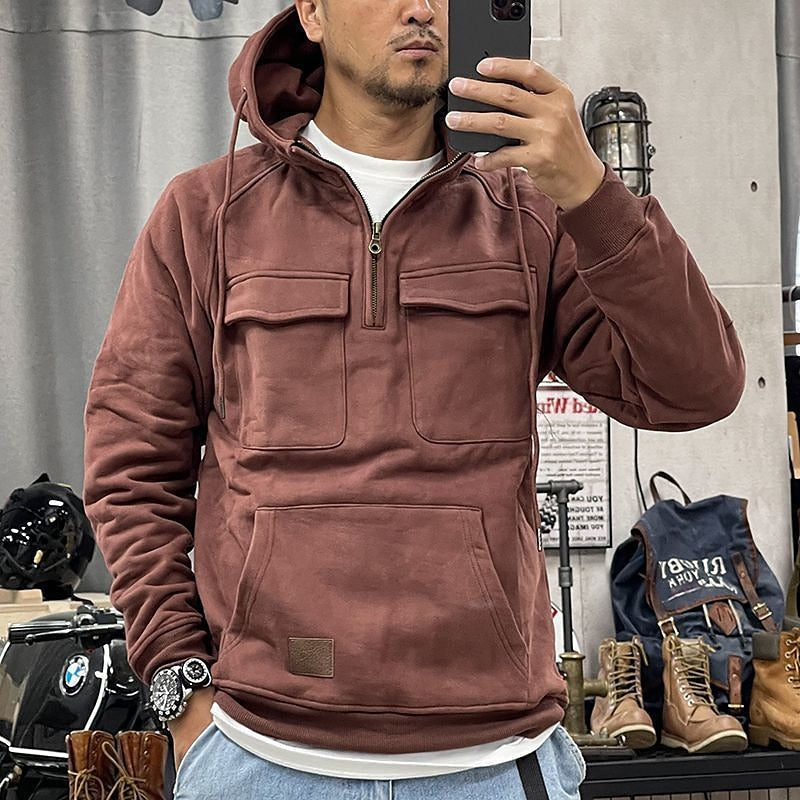 Michel™ - Weicher Wollwinterpullover mit Reißverschluss