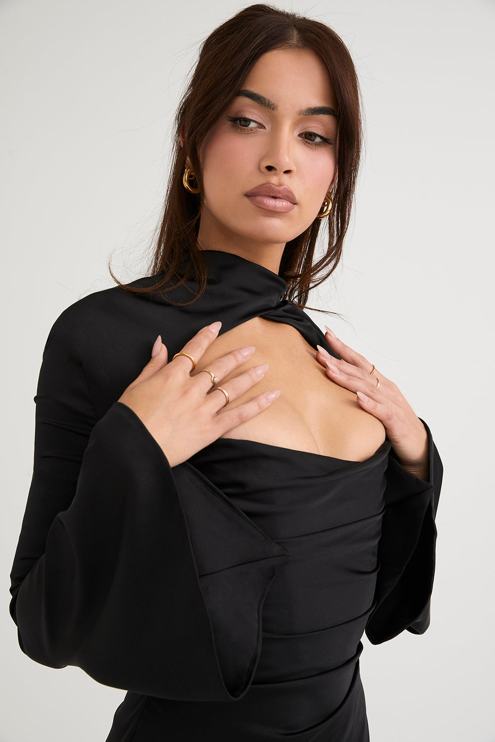 Camille – Korsettkleid mit Drapierung für Damen