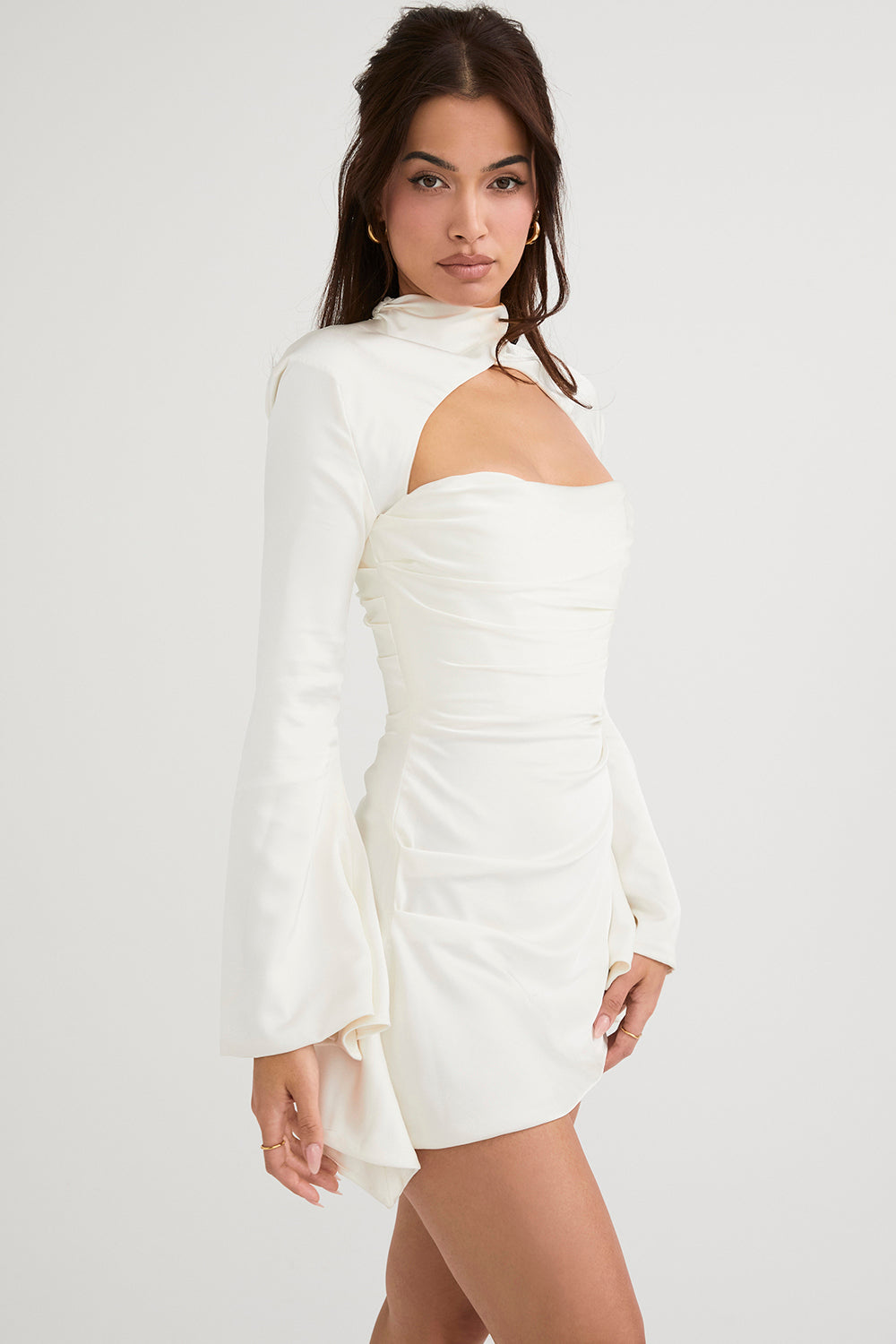 Camille – Korsettkleid mit Drapierung für Damen