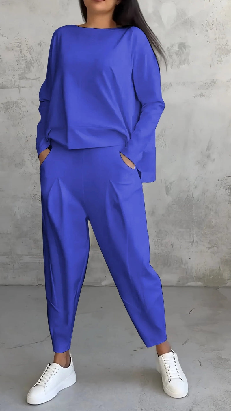 Alessia - Langarm Zweiteiliges Damen Set
