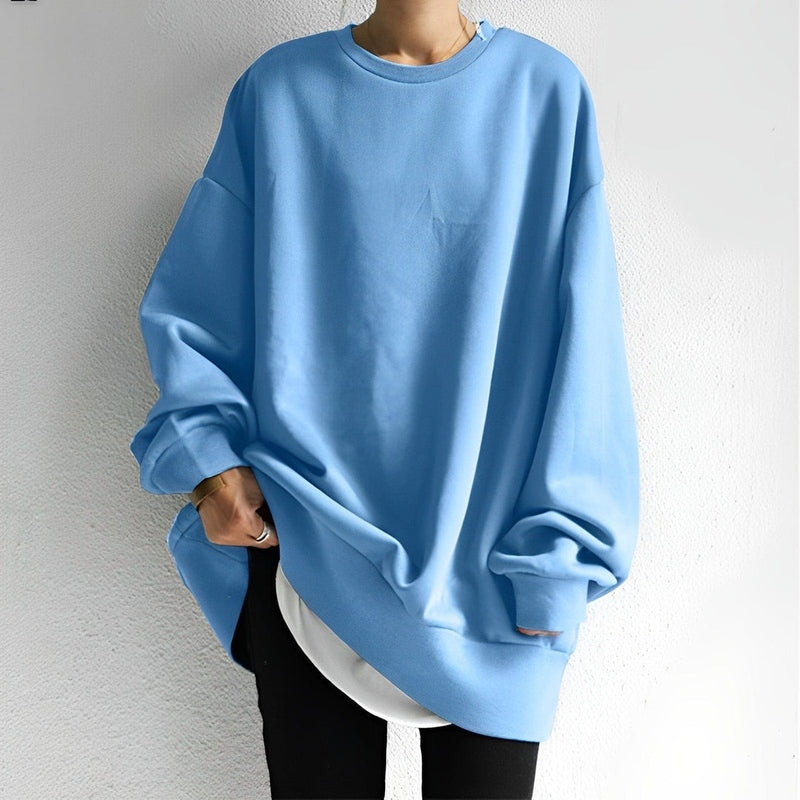 Selina - Damen Oversize Pullover mit Langarm