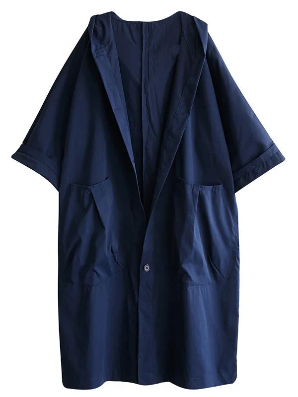 Luisa - Damen Trenchmantel mit Kapuze