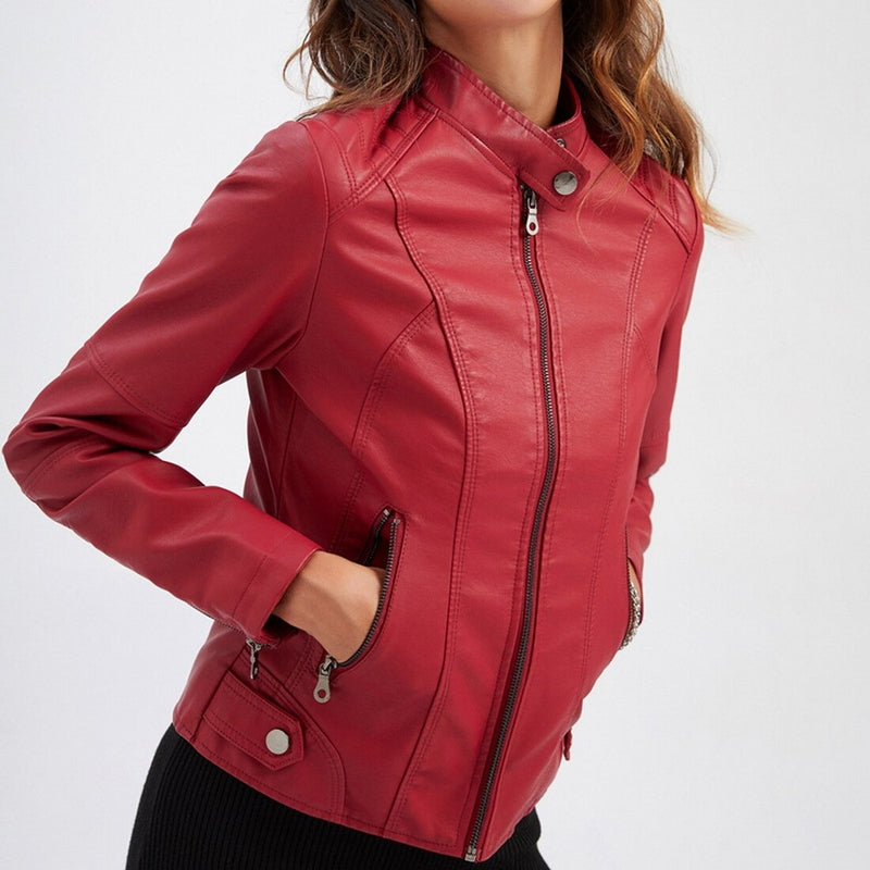 Estelle - Hochwertige Jacke mit Reißverschlusstasche