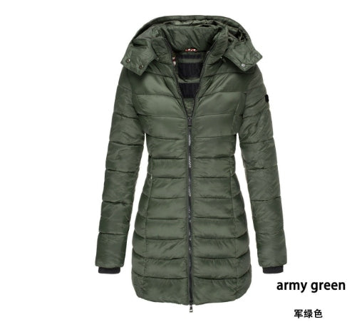 Helena - Warme Damen Pufferjacke mit Kapuze