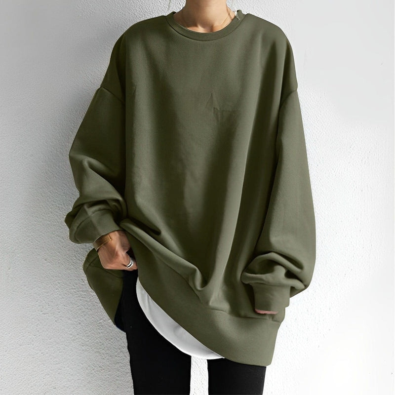 Selina - Damen Oversize Pullover mit Langarm