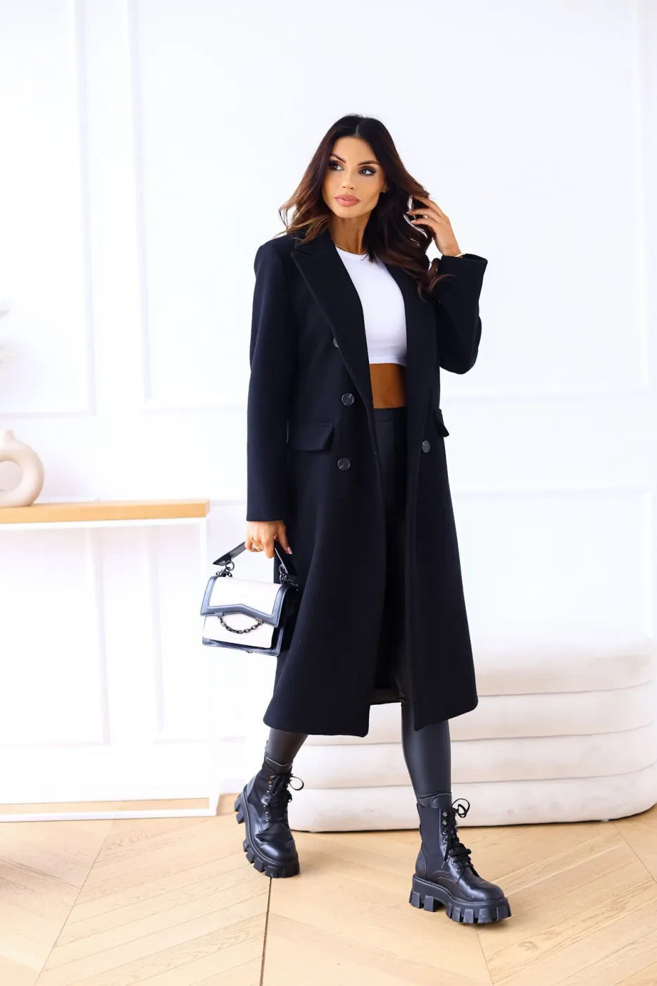 Irina - Damen Wintermantel Lang